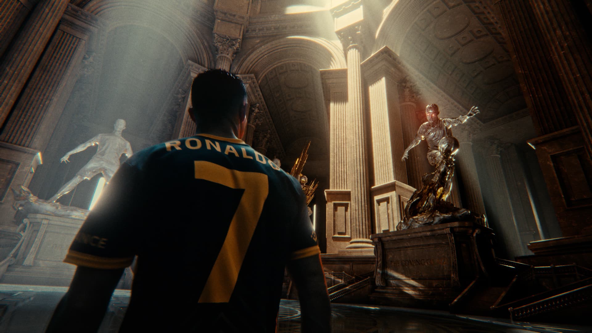 Cristiano Ronaldo campaign film still.