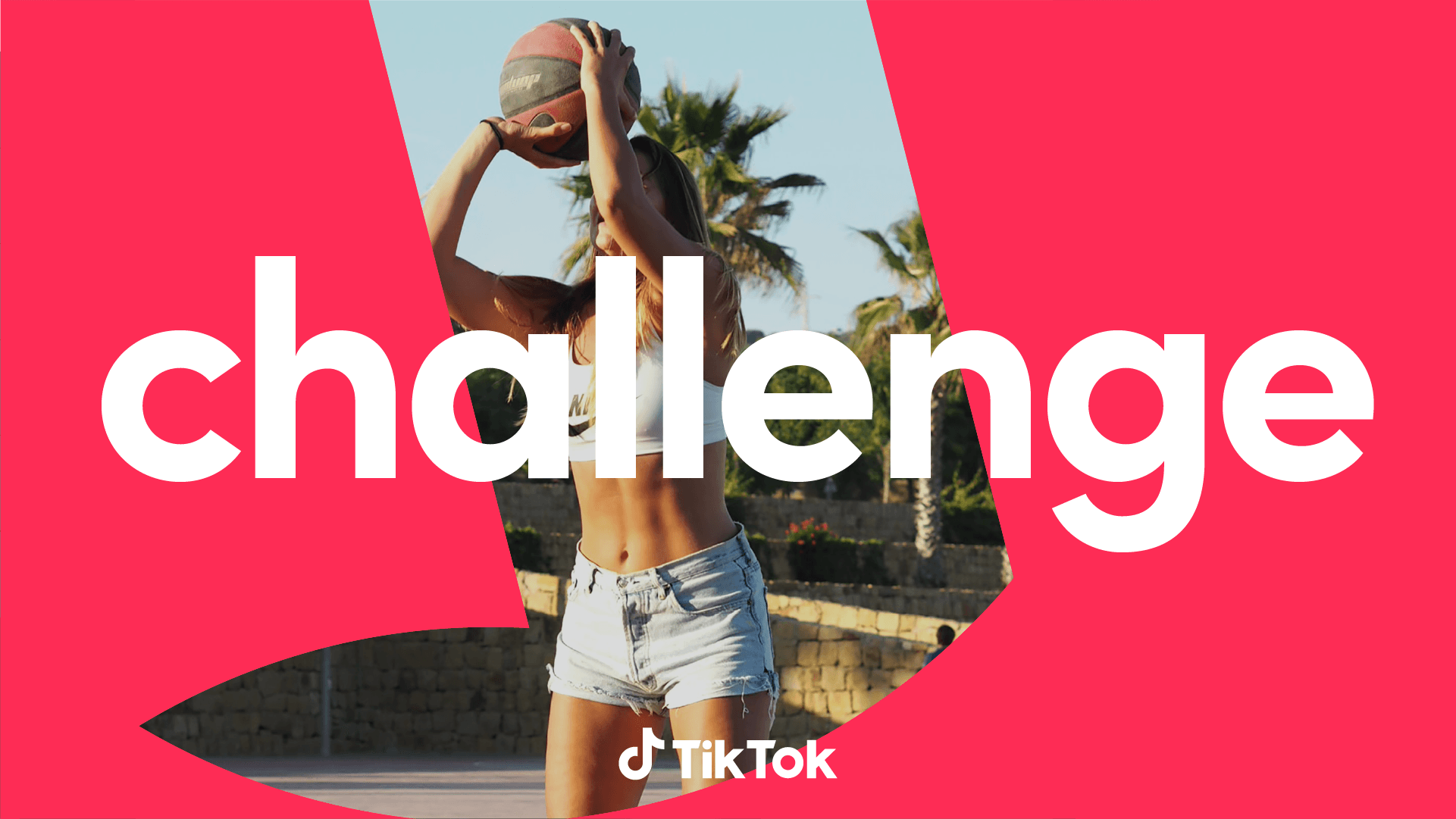 TikTok global brand refresh prompt artwork: Challenge.