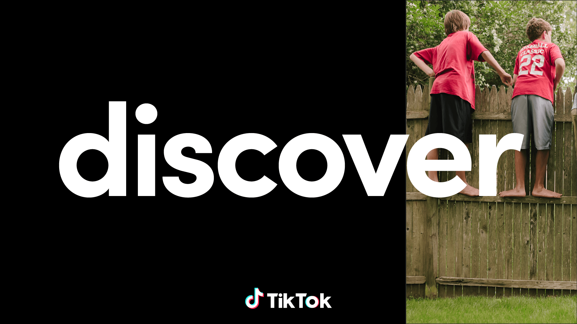 TikTok global brand refresh prompt artwork: Discover.