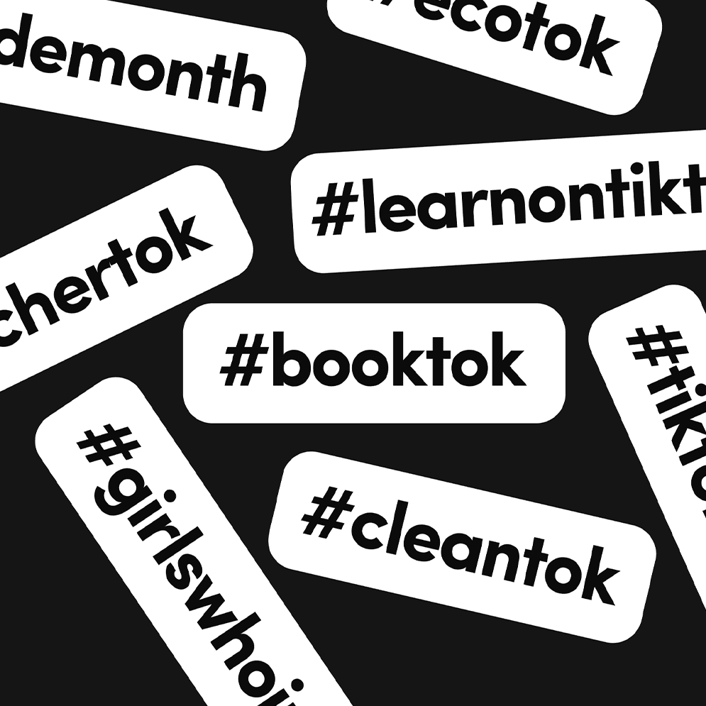 TikTok global brand refresh graphic asset.