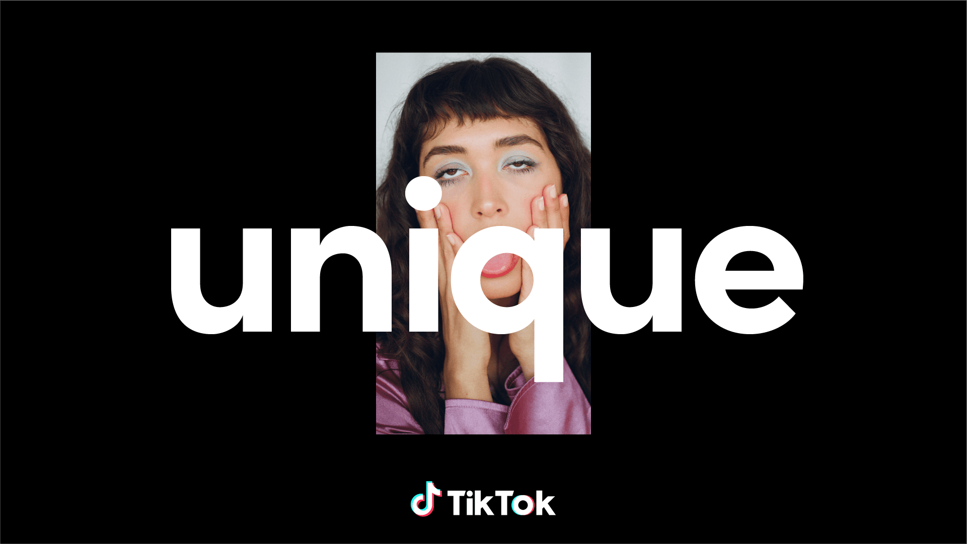 TikTok global brand refresh prompt artwork: Unique.