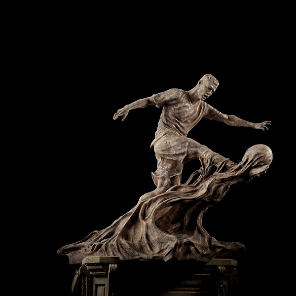 Animated CR7 NFT artwork: Coming of Age.